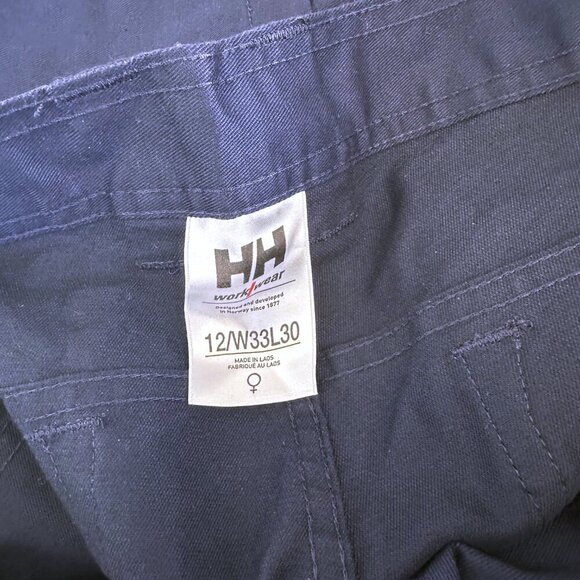 NWT Helly Hansen Luna Light Construction Pants Navy Blue 12 NEW 33/30 - Picture 8 of 10